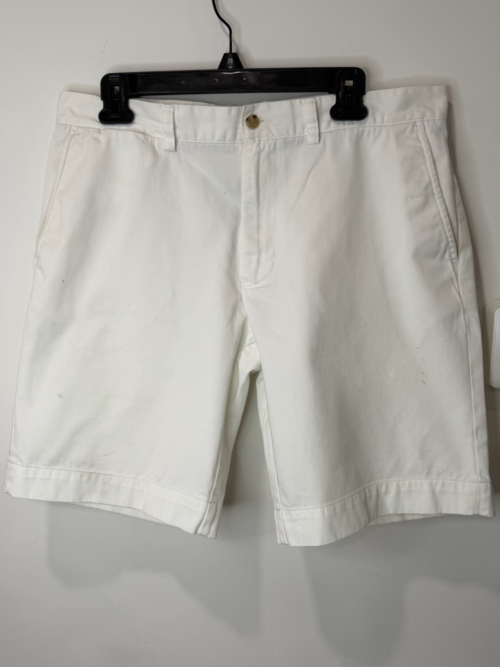 Polo Ralph Lauren Classic Fit White Cotton Shorts Men’s Size 34